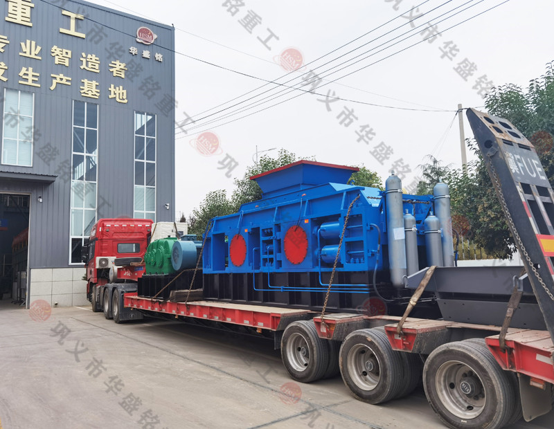 FH平台_FH（中国2PGY1212对辊破碎机机成功发往洛阳